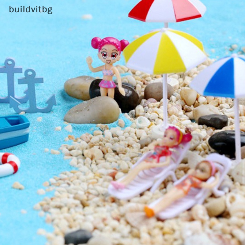 Mô Hình Bãi Biển Mini Nhân Tạo Chống Nắng Trang Trí Tiểu Cảnh / Vườn Nhà Búp Bê vitbg