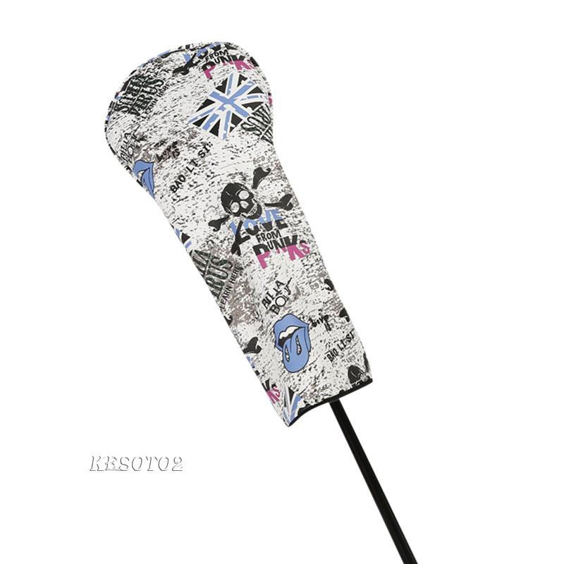 Set 4 Vỏ Bọc Đầu Gậy Đánh Golf / Câu Lạc Bộ Bằng Gỗ Kèm Thẻ Bảo Vệ Số