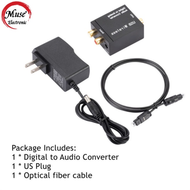 Bộ Khuếch Đại Tín Hiệu Âm Thanh Kỹ Thuật Số Bluetooth Sợi Thủy Tinh Sang Analog