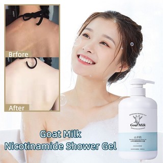 Sữa tắm sữa dê niacinamide 800ml làm trắng da toàn thân