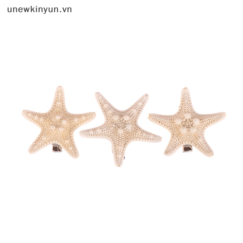 Kẹp Tóc Hình Sao Biển / Ngôi Sao Biển Tự Nhiên Thời Trang