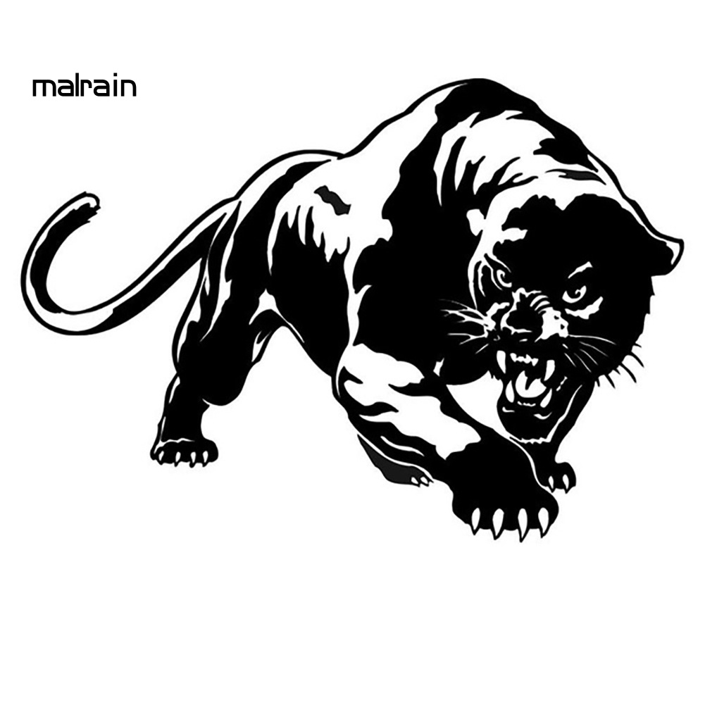 Đề Can Dán Trang Trí Xe Hơi Họa Tiết Báo Săn Bắn Hoang Dã