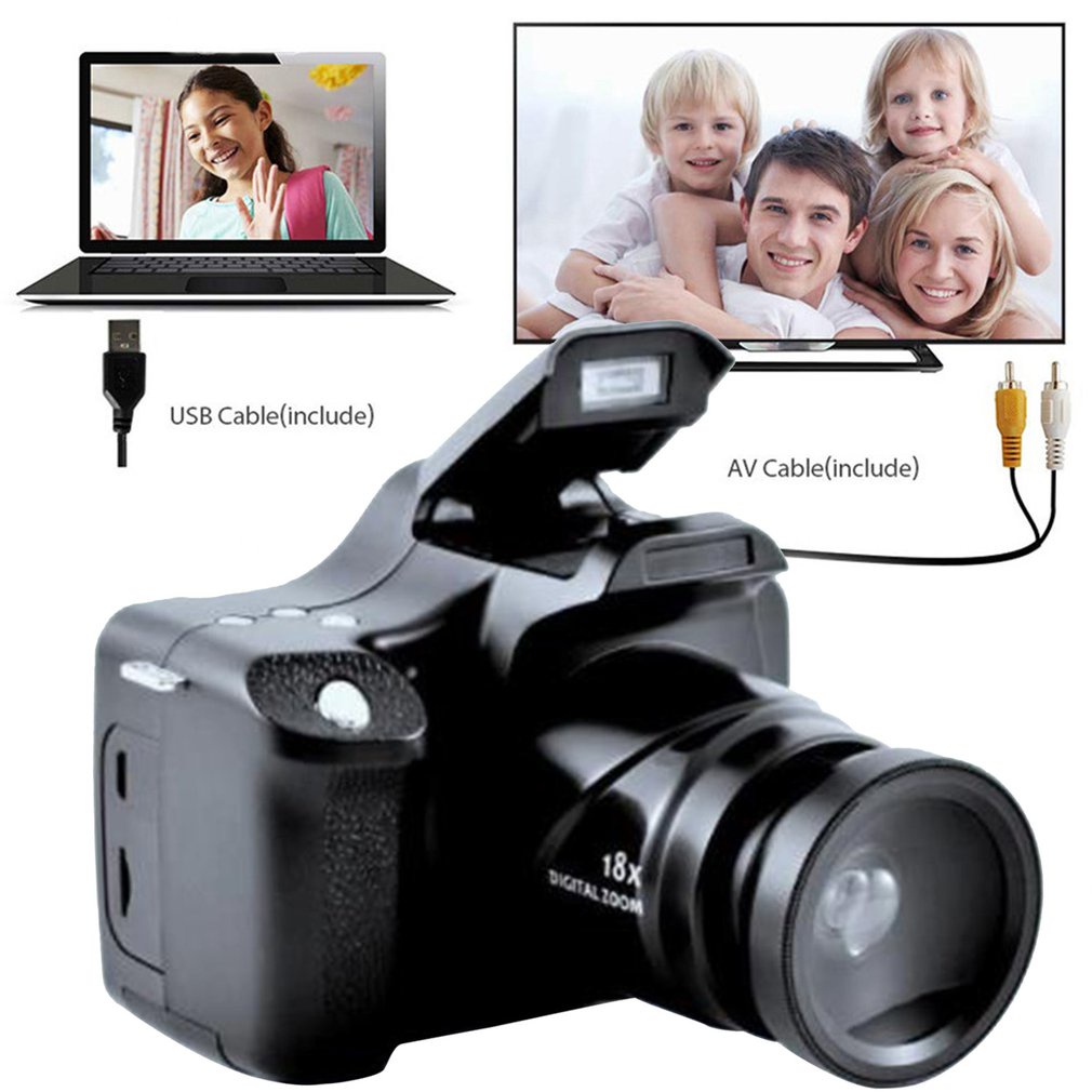 Slr Rechargeable Digital Camera Ultra-Wide-Angle Lens Macro 3.0-Inch High-Definition Videos [Q/6]