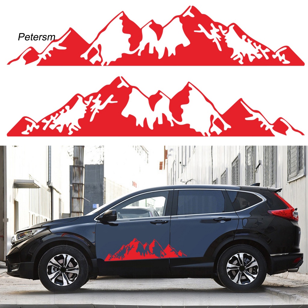 Set 2 Đề Can Dán Trang Trí Xe Hơi Chịu Nhiệt Độ Cao Tháo Rời Được Tiện Lợi