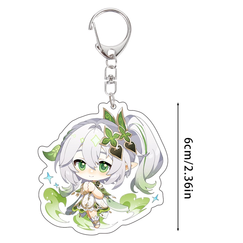 Móc Khóa Mặt Acrylic Hình Nhân Vật Hoạt Hình Anime Dễ Thương