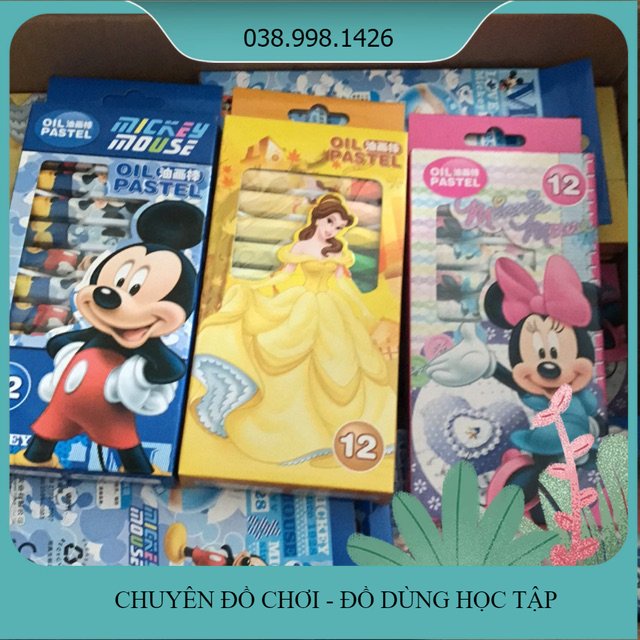 Sáp dầu 12 màu pastel _LL