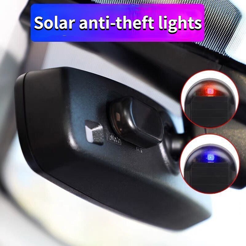 Đèn LED Cảnh Báo Sử Dụng Năng Lượng Mặt Trời Chống Trộm Thông Dụng Cho Xe Hơi