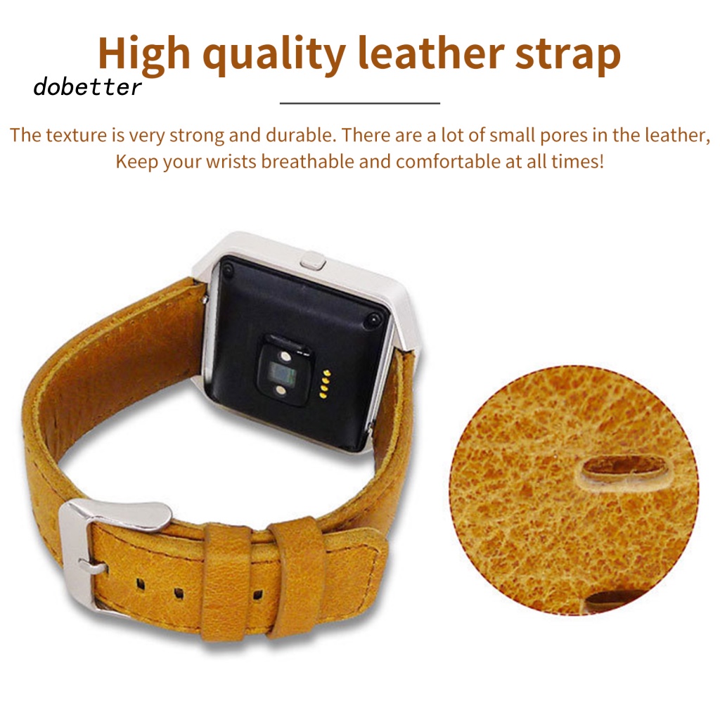 Dây Đồng Hồ Đeo Tay Giả Da 23mm Tháo Gỡ Nhanh Thoải Mái Lâu Trôi Dobetter