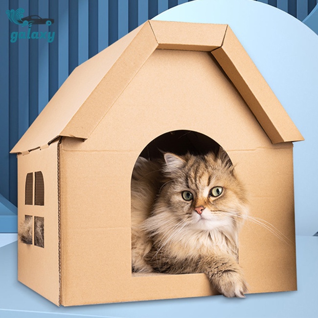 Galaxy Nhà Giấy Cào Móng Chống Mài Mòn Dành Cho Mèo