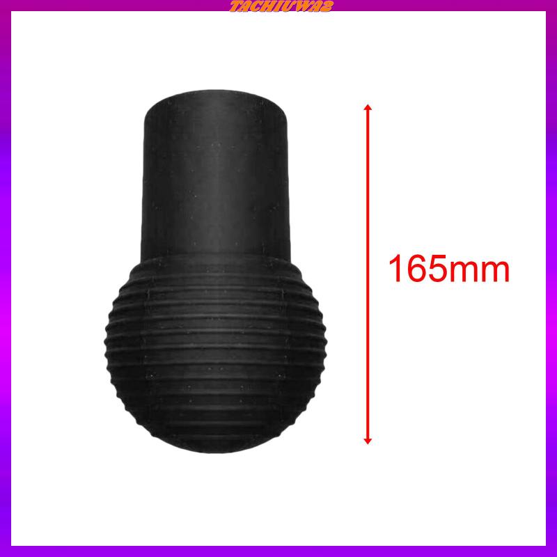 [Tachiuwa2] Quả Bóng Silicon Màu Đen 2 '' Phù Hợp Với Hàng Nhấn Hàng Xoay