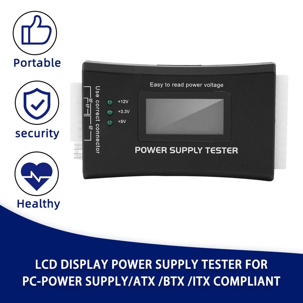 Bộ KiểM Tra NguồN ĐiệN MàN HìNh LCD Cho PC / ATX / BTX / ITX