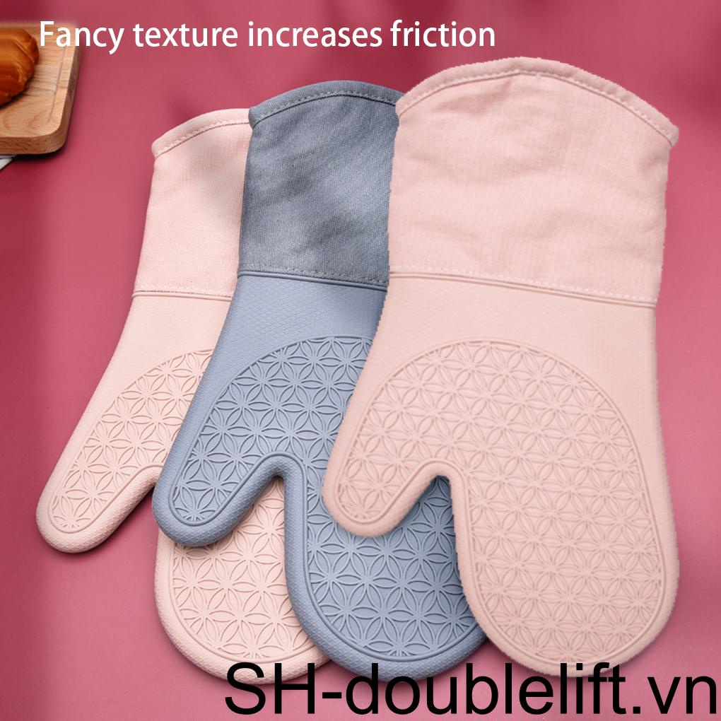 Găng Tay Silicone Cách Nhiệt Chống Trượt Có Thể Giặt Được Tiện Dụng