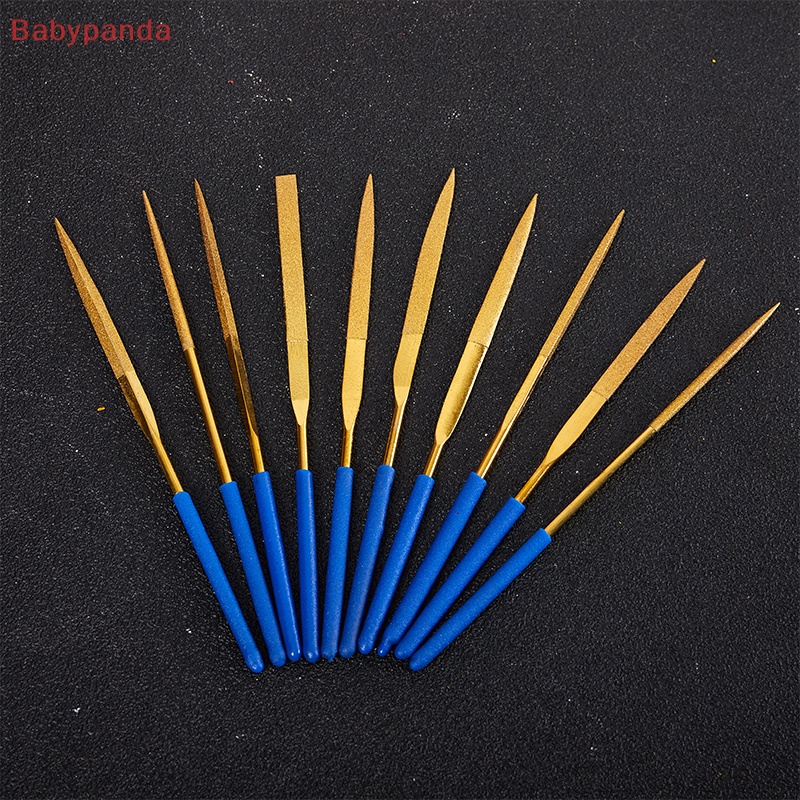 Bộ 10 Cây Dũa Kim Cương Bằng Titan Dùng Làm Đồ Kim Loại