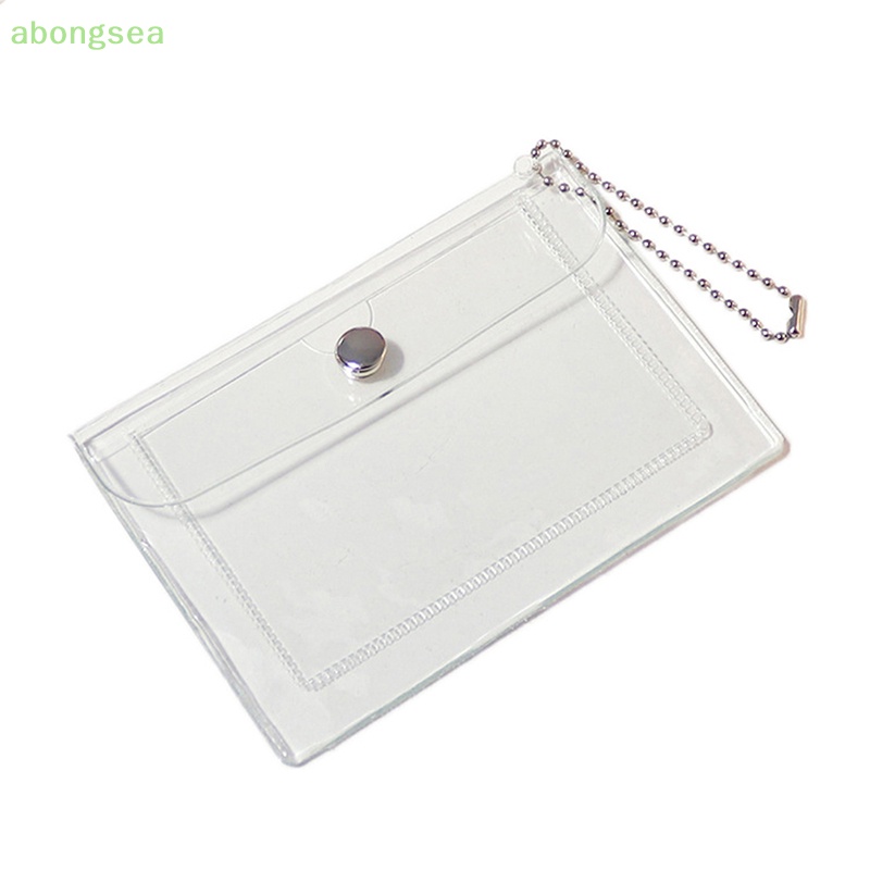 1 Ví Nhỏ Đựng Thẻ Tín Dụng / Tiền Xu Bằng PVC Trong Suốt Dễ Thương Cho Bạn Gái