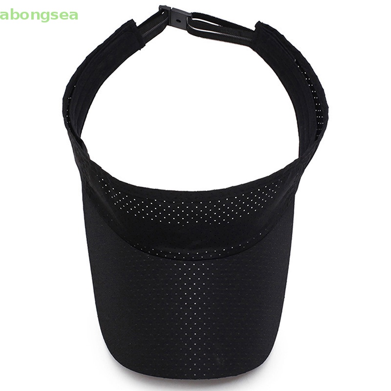 Abongsea Mũ Lưỡi Trai Hở Chóp Thoáng Khí Chống Tia UV Màu Trơn Thời Trang Mùa Hè Cho Nam Và Nữ