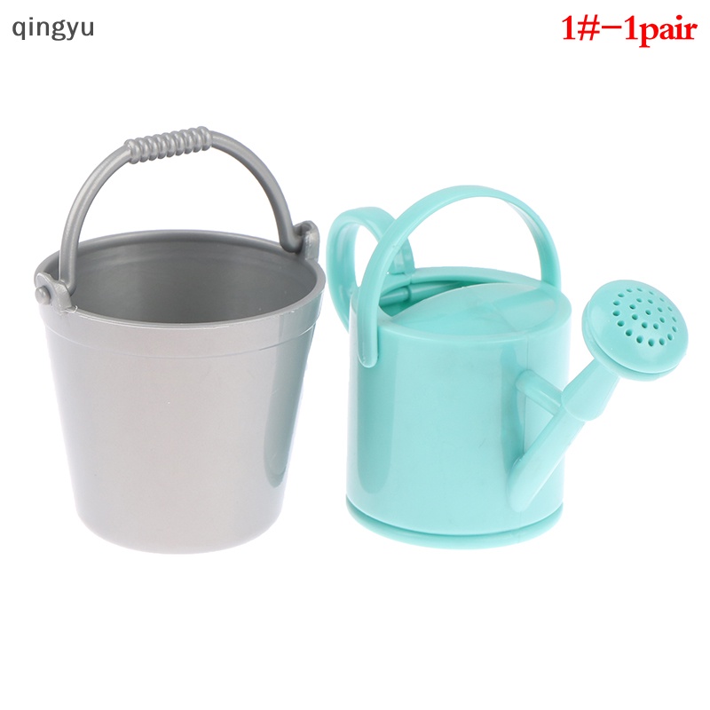 1 Set Bình Tưới Cây Thu Nhỏ Dùng Để Trang Trí Nhà Búp Bê