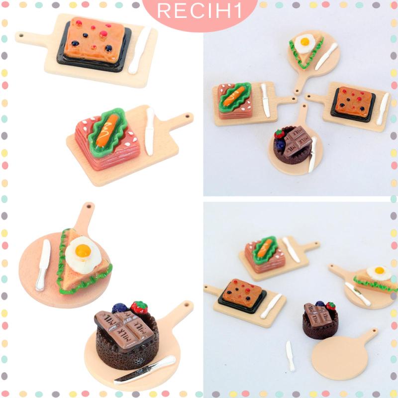 Bộ Đồ Chơi Mô Hình Bánh Mì Tỉ Lệ 1 / 12 Cho Nhà Búp Bê