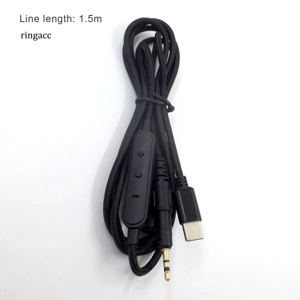 Dây Cáp Âm Thanh AUX Type-C 2.5mm Thay Thế Cho ATH-M40X / M50X / M60X / M70X