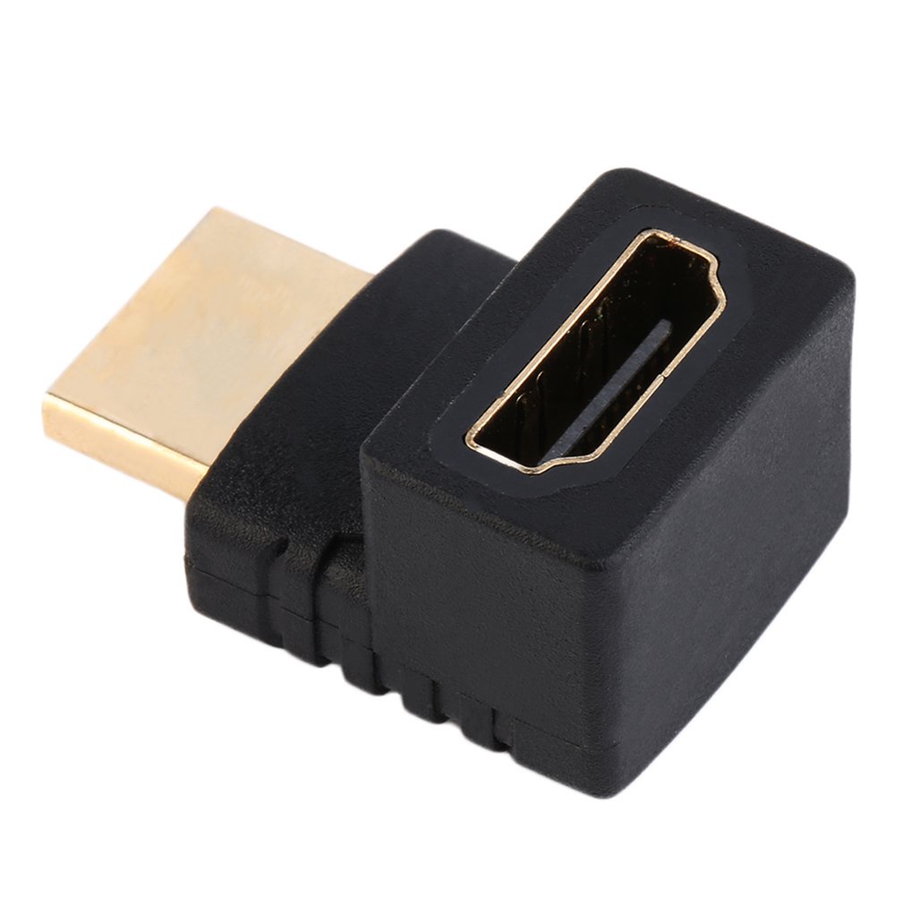 270 Degree Right Angled Hdmi-Compatible A Male To Female Cable Coupler Adaptor For Hdtv In Stockbest Selling [Q/1]