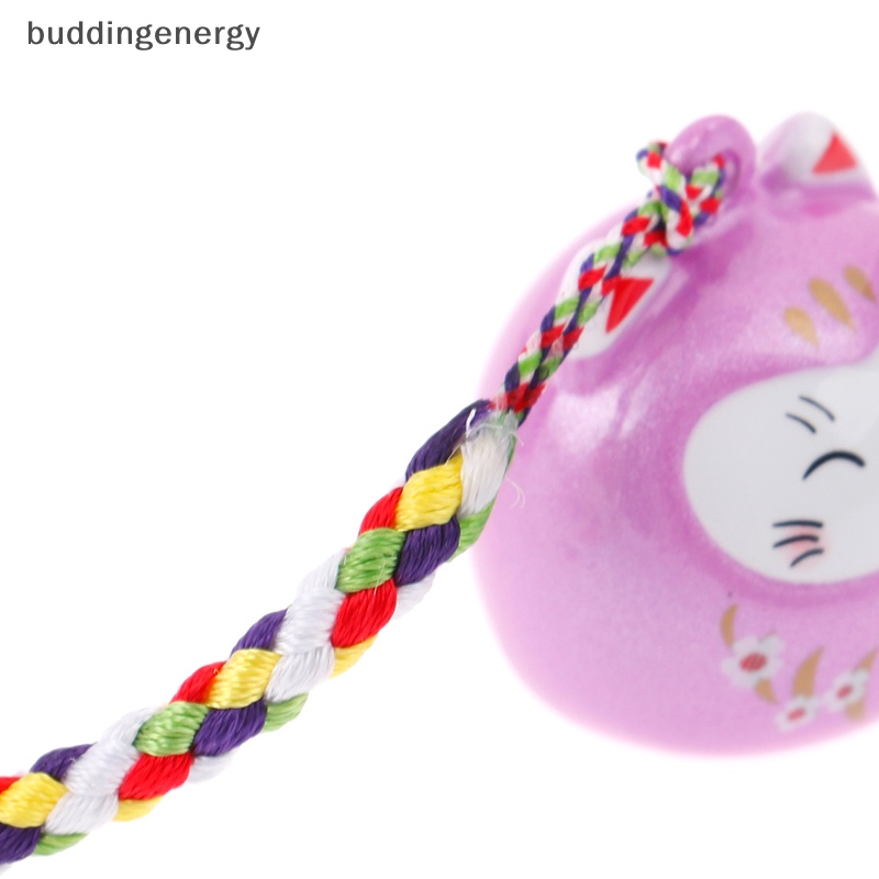 {BUDDI} Móc Khóa Xe Hơi / Túi Xách Hình Mèo May Mắn Maneki Neko Trinkets Hoạt Hình Nhật Bản {BUDDI}