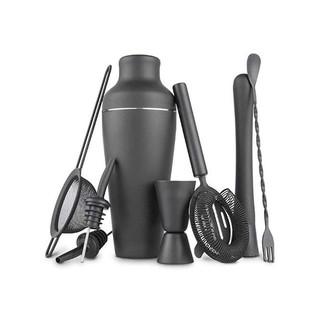 8 Pack Cocktail Shaker For Mixing Alcoholic Drinks Bartender Set With Shaker