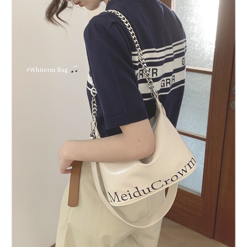 Túi Đeo Vai In Chữ Thời Trang Hàn Quốc