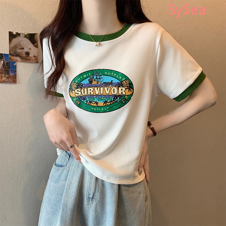 Áo Thun Plus Size In Chữ Thời Trang Mùa Hè Cho Nữ