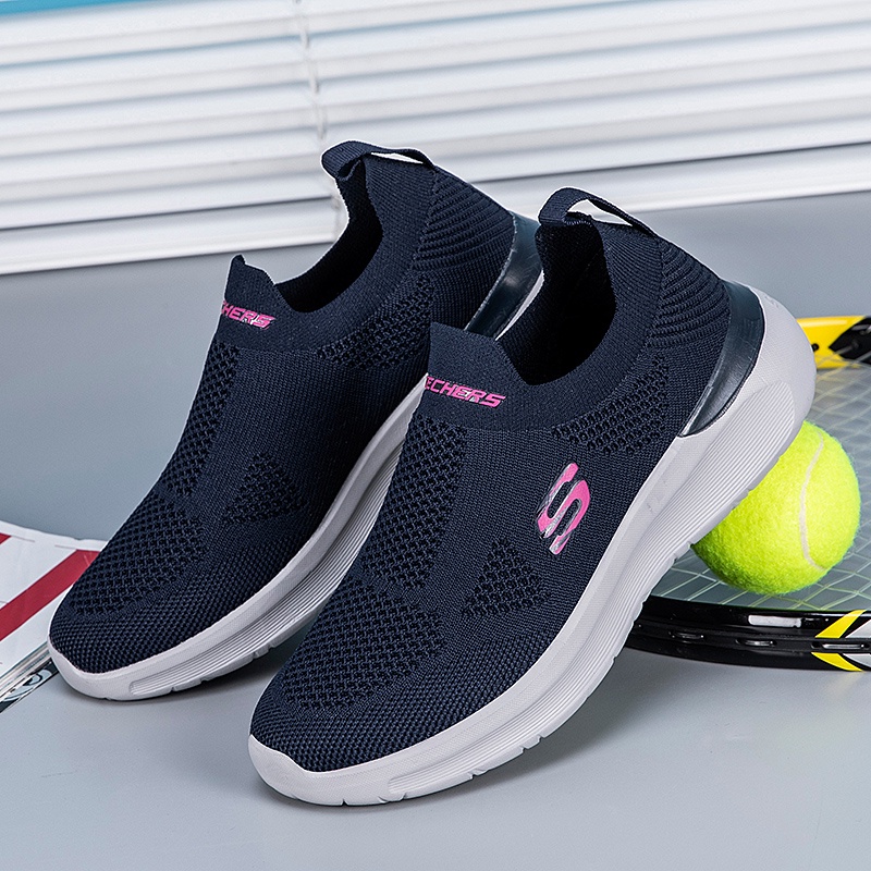 Giày Thể Thao Skechers Phối Lưới Thoáng Khí Thời Trang Mùa Hè Cho Nữ