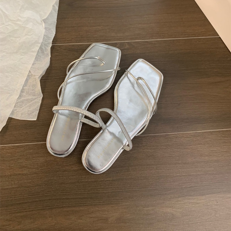 Kisstyle Dép Sandal Đế Bằng Thoải Mái Thời Trang Đi Biển Mùa Hè Cho Nữ