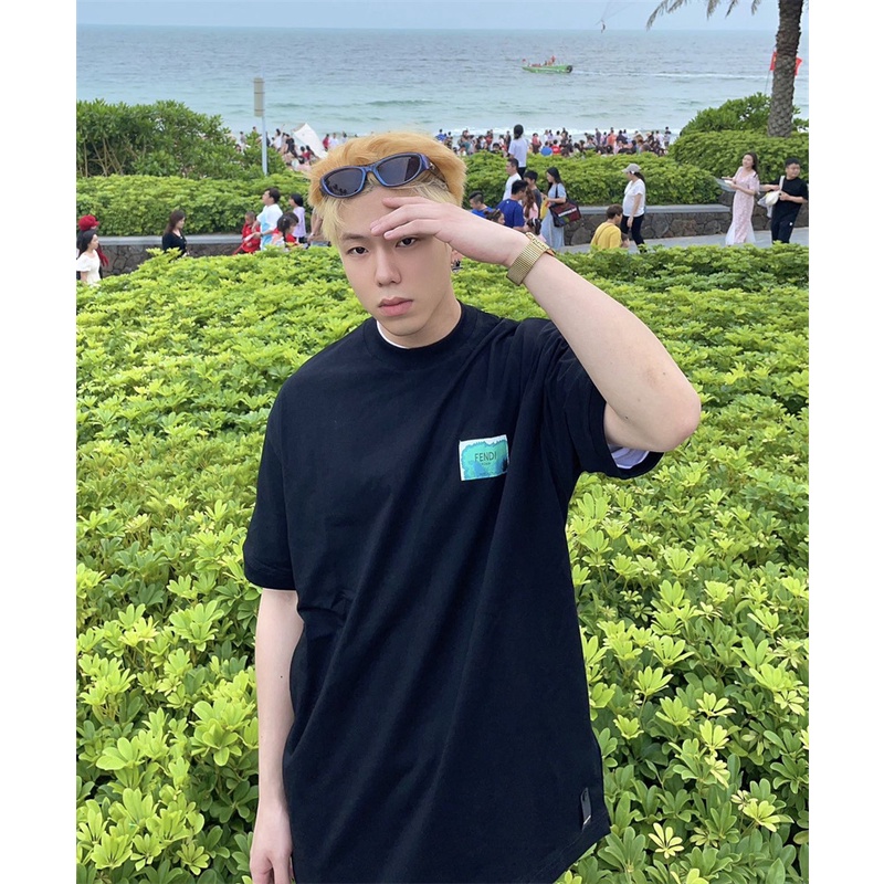 Áo Thun Tay Ngắn Thêu Logo F-D88- Thời Trang Mới Nhất Cho Nam Và Nữ