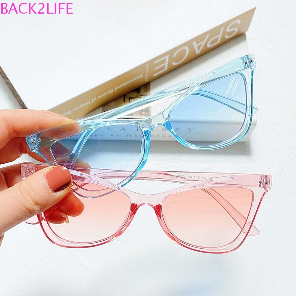 Kính Mát Tam Giác In Họa Tiết Da Báo Chống Tia UV400 Phong Cách Âu Mỹ Thời Trang Cho Nữ Back2Lilife