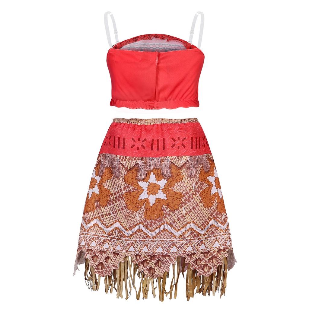 Đầm Hóa Trang Công Chúa Moana Dễ Thương Cho Bé Gái