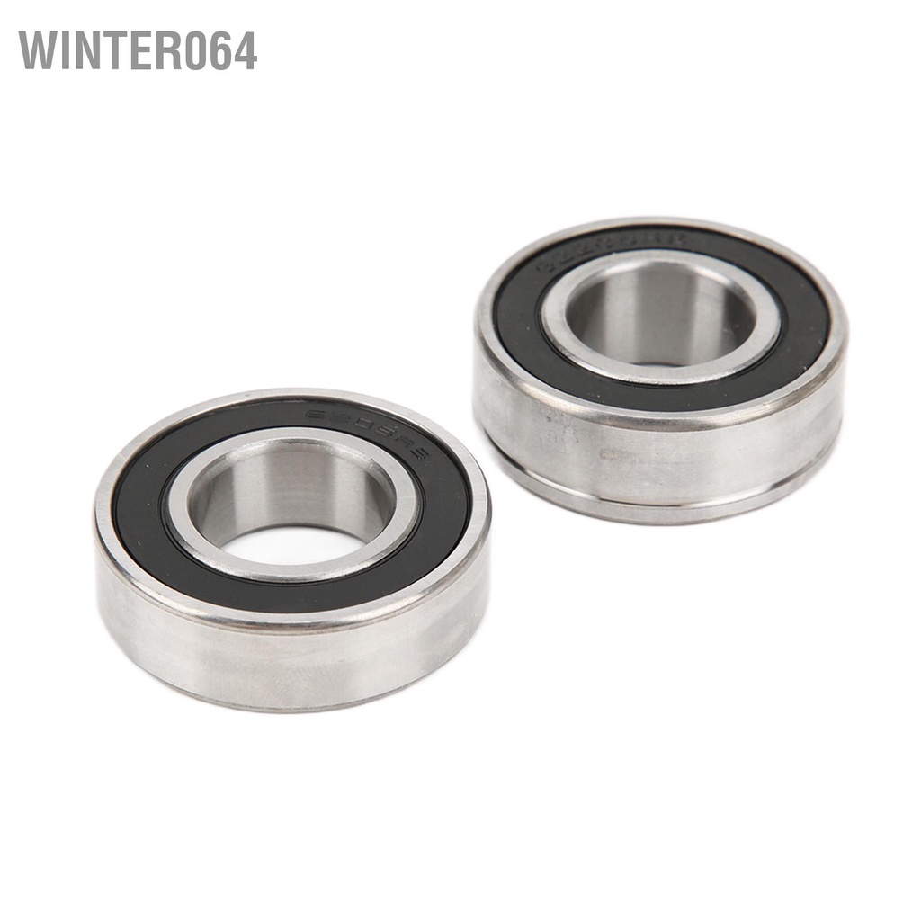 Winter064 Cặp phía trước Phía sau Ổ trục bánh xe bịt kín Vòng bi lăn Thay thế bằng kim loại cho Hugger 00‑03 XLH
