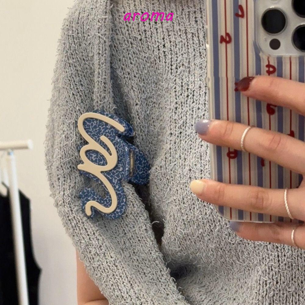 Kẹp Tóc Hình Đám Mây / Chữ Khoét Rỗng y2k Phong Cách Hàn Quốc Thanh Lịch Cho Nữ