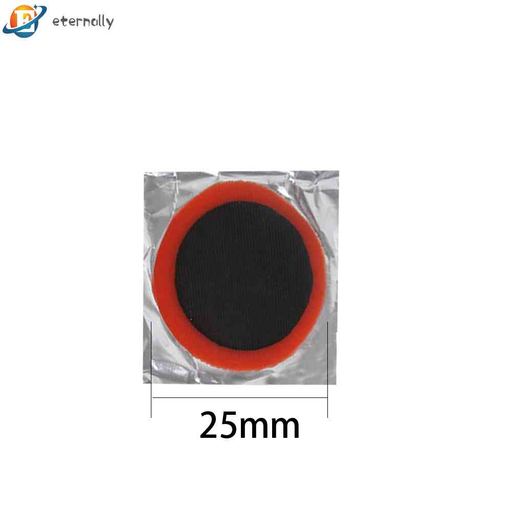 Bộ 48 Miếng Cao Su Vá Lốp Xe Hình Tròn 25mm