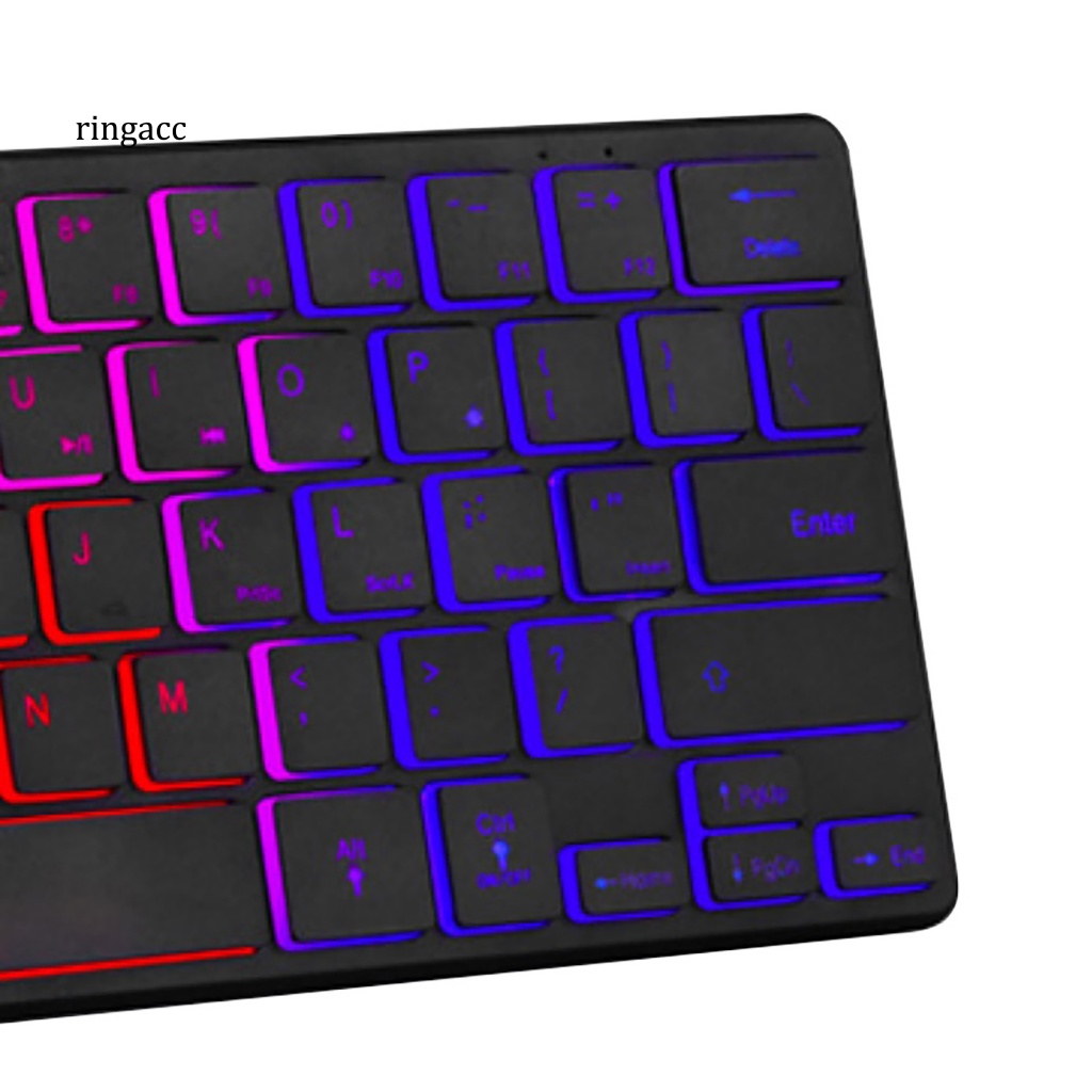 Bàn Phím RGA 64 Phím Có Đèn Nền RGB Dành Cho Máy Tính Laptop