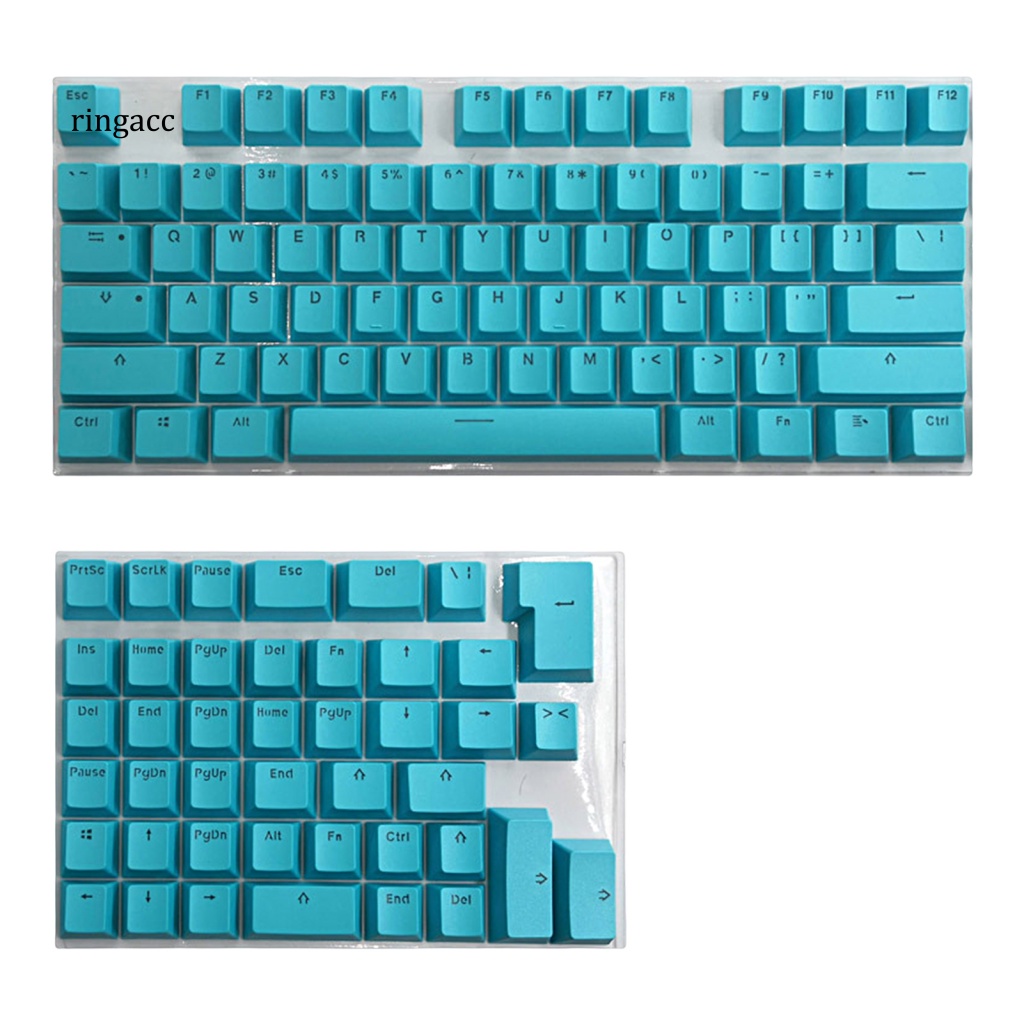 Bộ 117 Nút Bàn Phím Mini RGA PBT Màu Sắc Tinh Khiết Chống Mài Mòn Trang Trí Máy Tính