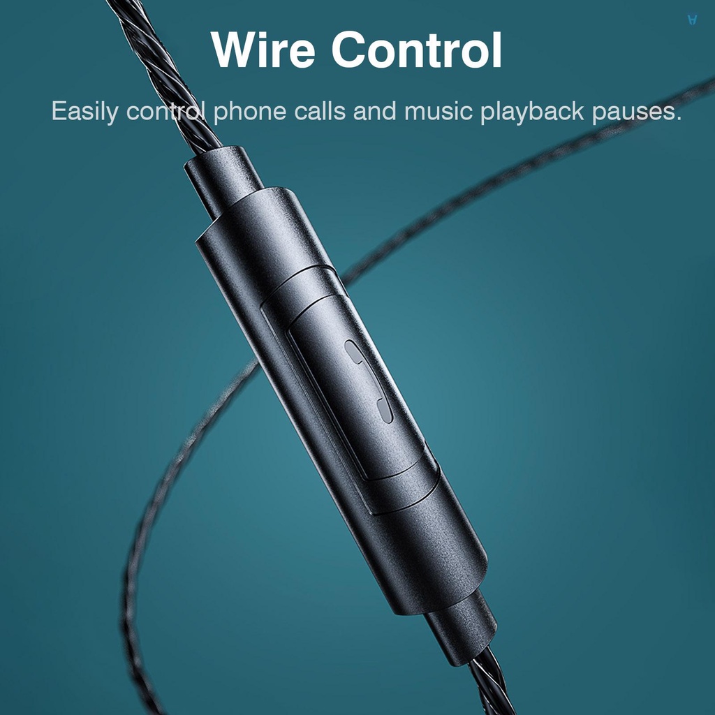 Tai Nghe Nhét Tai Thể Thao X2 PRO 1.2m Cách Âm 0.75mm Tích Hợp Micro Với Cổng 3.5mm Và Đệm Điện Thoại PC