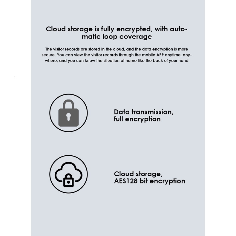 Chuông Cửa Thông Minh Kết Nối WIFI Không Dây Hỗ Trợ Quay Video HD IR Nhìn Ban Đêm Cho IOS Android