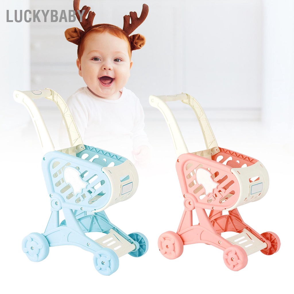 Xe đẩy đồ chơi siêu thị cho bé - Xe đẩy hàng trẻ em Đồ chơi siêu thị cho trò mua sắm - LUCKYBABY