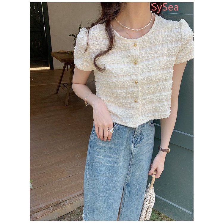 Áo Kiểu Tay Phồng Thời Trang Mùa Hè Cho Nữ