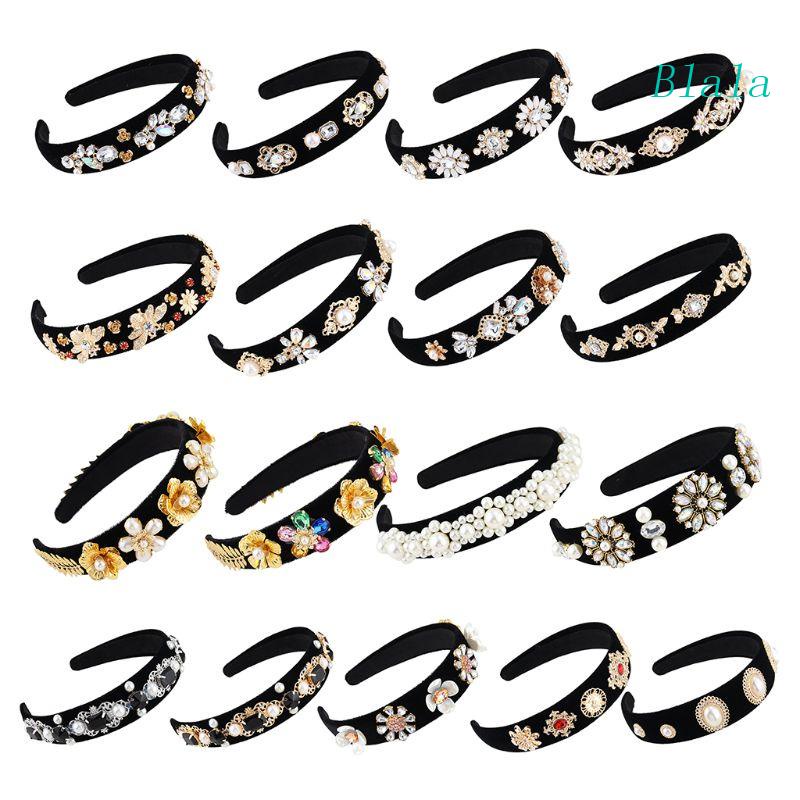 Băng Đô Cài Tóc Đính Đá Sang Trọng Cho Nữ