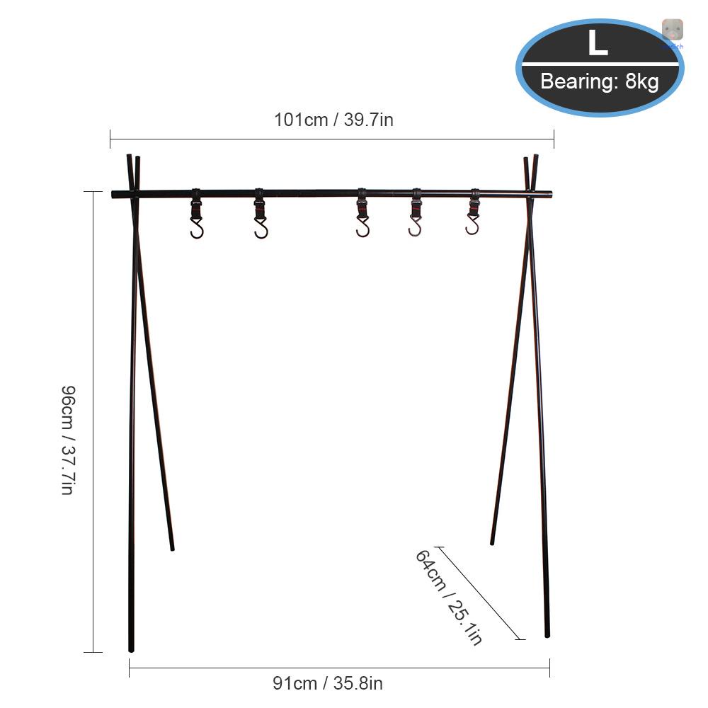 Giá Đỡ Dụng Cụ Nấu Ăn Có Móc Treo Có Thể Gấp Gọn Tiện Dụng