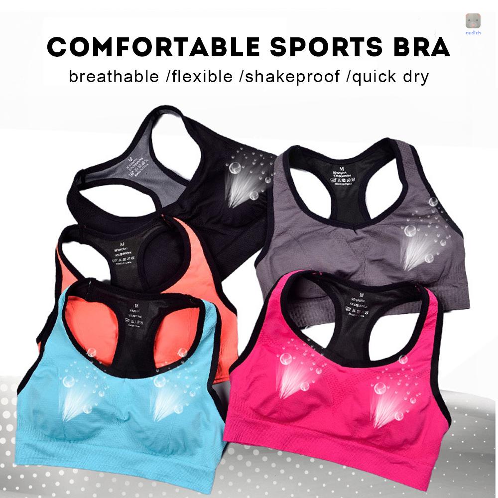 Áo Ngực Thể Thao Không Gọng Có Mút Đệm Thoáng Khí Hình Chữ I Thời Trang Cho Nữ
