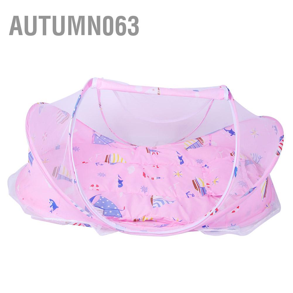 Autumn063 3 Cái/bộ Di Động Có Thể Gập Lại Lều Chống Muỗi Cho Trẻ Sơ Sinh Ngủ Du Lịch Bé