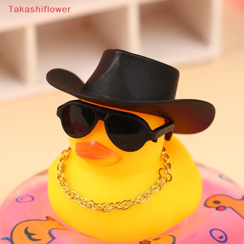 Vịt Cao Su Màu Vàng Dễ Thương Dùng Trang Trí Bảng Điều Khiển Xe Hơi