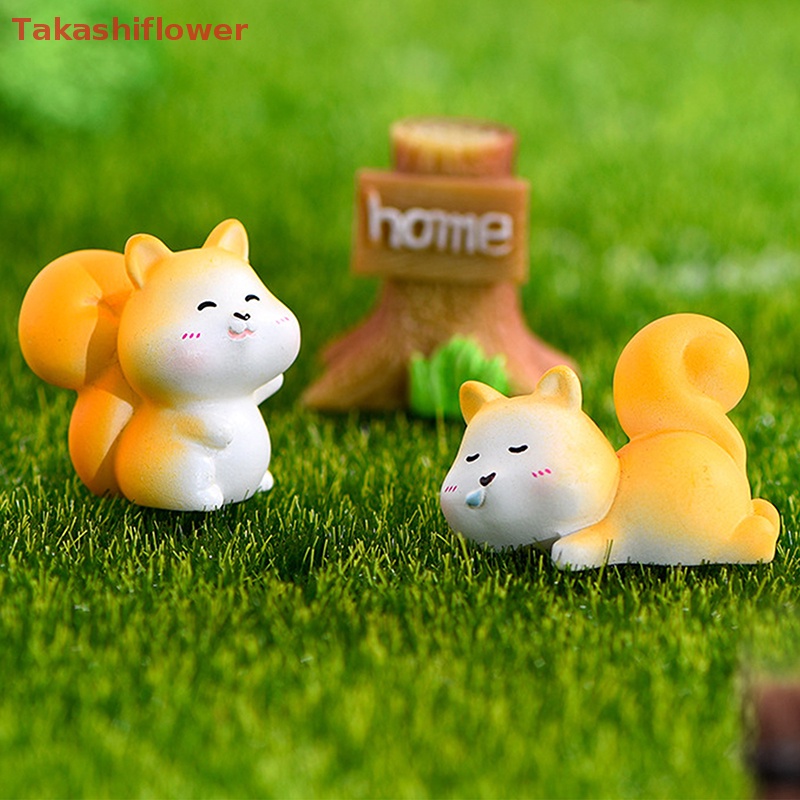 Mô Hình Chú Sóc Bằng Nhựa Resin Dễ Thương Dùng Trang Trí Tiểu Cảnh