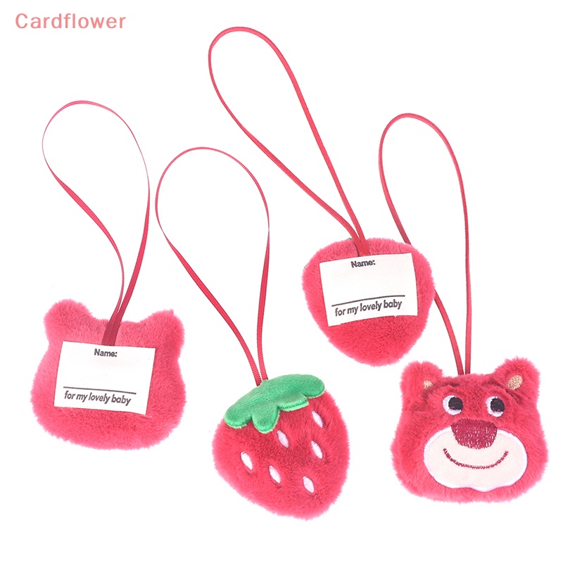 Nhãn Dán Trang Trí Túi Xách Chống Thất Lạc Hình Gấu Nhồi Bông Dễ Thương