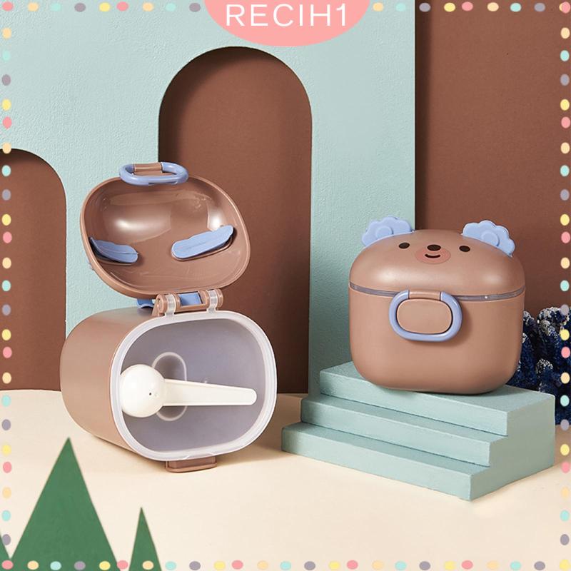 Hộp Đựng Sữa Bột / Thức Ăn Em Bé Có Giá Đỡ Niêm Phong Tiện Dụng Mang Theo Du Lịch