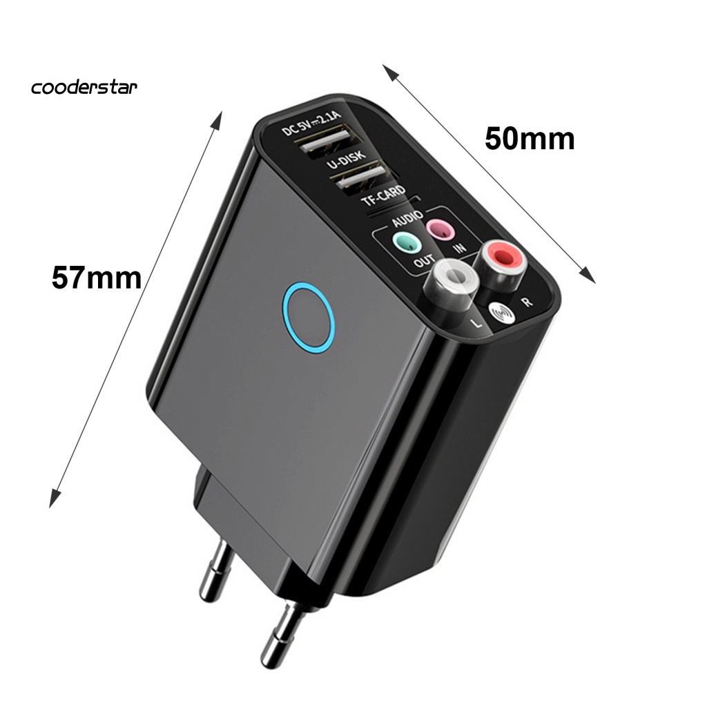 Thiết Bị Thu Phát Tín Hiệu Âm Thanh Bluetooth 5.0 Hai Cổng USB